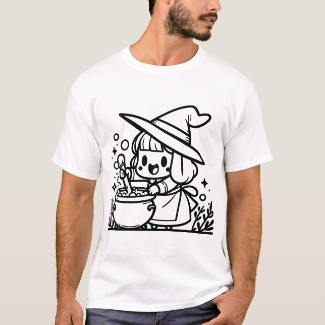T-shirt Fille posant (Devant)