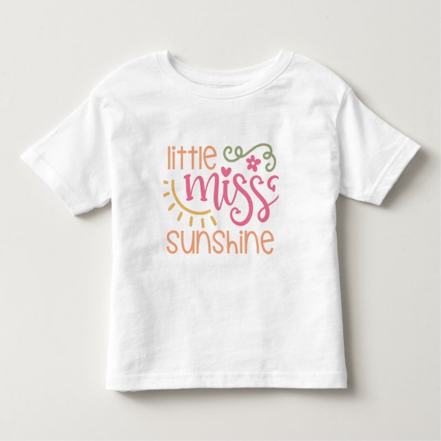 T-shirt fille pour bébé Miss Sunshine (Devant)