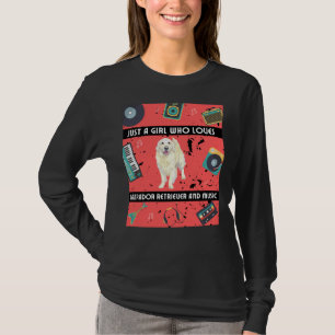 T-shirt Fille qui aime Labrador Retriever Labrador Retriev