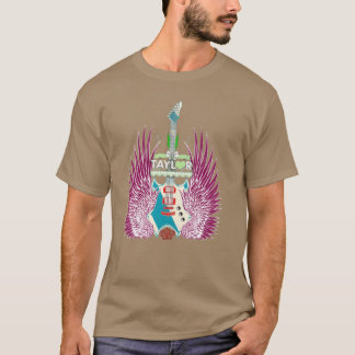 T-shirt Fille Retroaylor Prénom Personnalisé Groov amie
