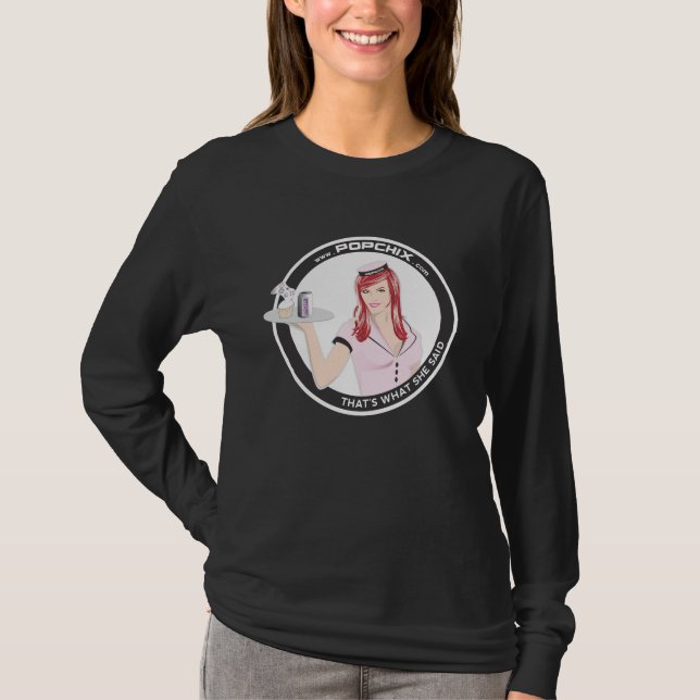 T-shirt Fille rousse de PopChiX (Devant)