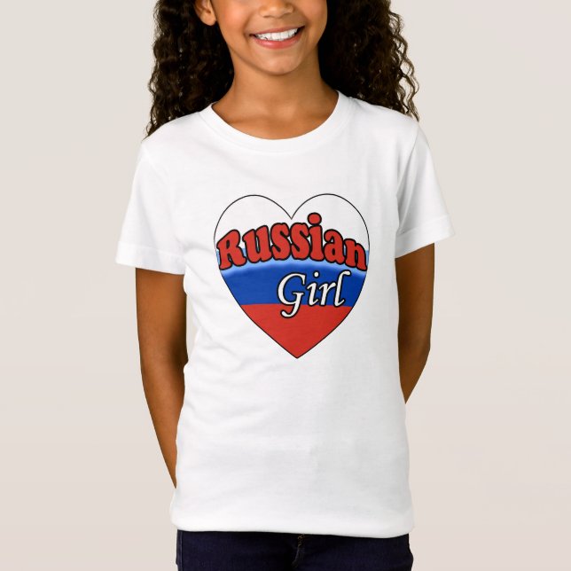 T-Shirt Fille russe (Devant)