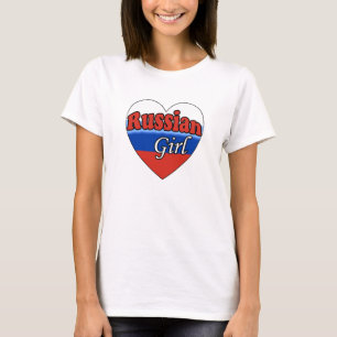 T-shirt Fille russe