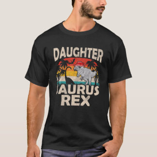 T-shirt Fille Saurus Rex Funny Dinosaur Tyrannosaurus V