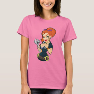 T-shirt fille singe graisse foncé
