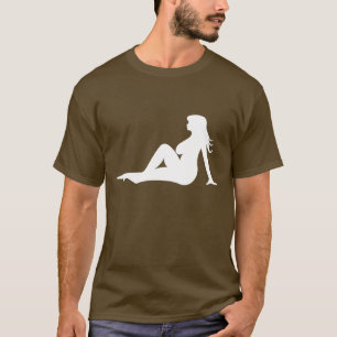 T-shirt Fille sinueuse de bavette/bavette gallon