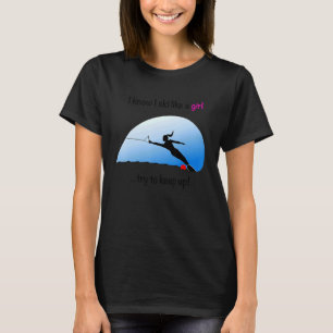 T-shirt Fille Slalom Skier aquatique