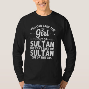 T-shirt Fille Sortie De Sultan Wa Washington Drôle Racines