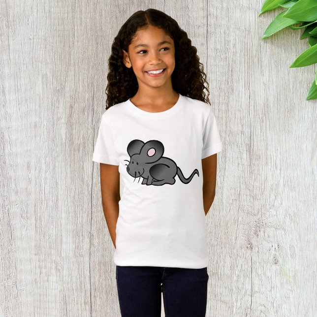 T-shirt fille souris de dessin (Créateur téléchargé)