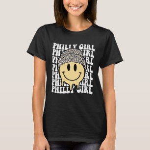 T-shirt Fille super de Philadelphie Sourire Philly Pa Penn