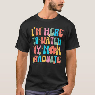 T-shirt Fille super Je suis ici pour regarder mon Mo