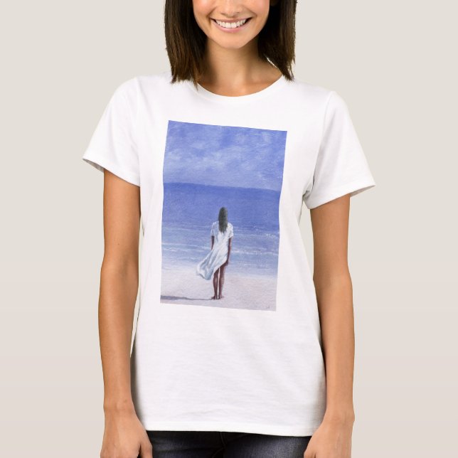 T-shirt Fille sur la plage 1995 (Devant)