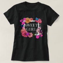 T-shirt fille tendance Sweet