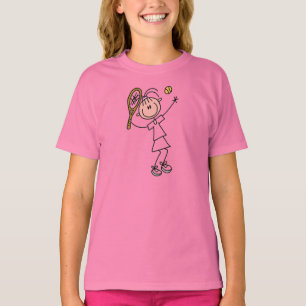T-shirt Fille trois de tennis