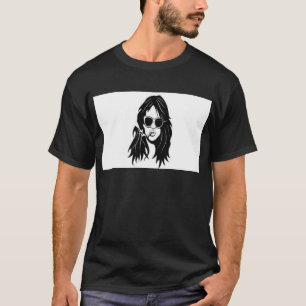 T-shirt Fille vivace aux nuances