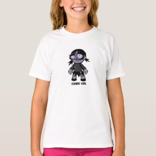 T-shirt Fille Zombie