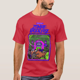 T-shirt Fille zombie Halloween Horreur