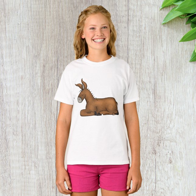 T-shirt filles âne (Créateur téléchargé)