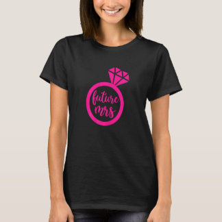 T-shirt Filles Avenir mignon Mme Fiançailles Mariage Maria