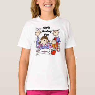 T-shirt Filles ayant l'amusement