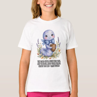 T-shirt Filles-Bible KJV-Exode 14:14 Ver Shirt