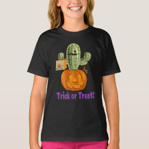 T-shirt Filles Cactus d'Halloween