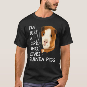 T-shirt Filles Cavy Femmes Juste Une Fille Qui Aime Le Coc