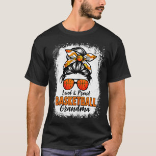 T-shirt Filles chaudes et fière de basket-ball grand-mère 