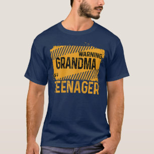 T-shirt Filles Cool Fier Grand-mère Officielle Adolescent 