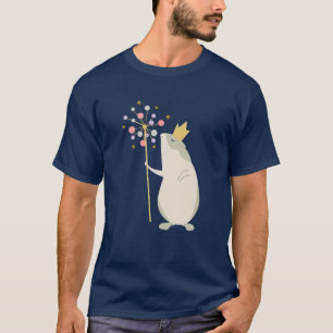 T-shirt Filles, Dames Gerbil Hamster Guinée Pig Queen Des