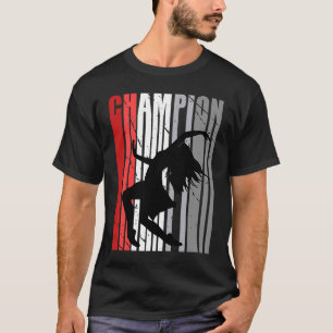 T-shirt Filles Danse Rouge Danse Anniversaire Danseur Rétr