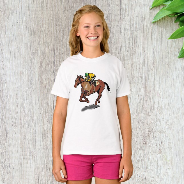T-Shirt Filles De Course De Cheval (Créateur téléchargé)
