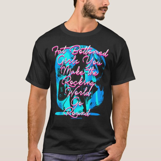 T-shirt Filles de fond grasses vous faites le monde des ro (Devant)