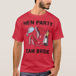 T-shirt Filles de l'équipe de la mariée Enterrement de vie