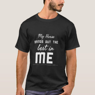 T-shirt Filles de l'équitation des femmes équestre à cheva