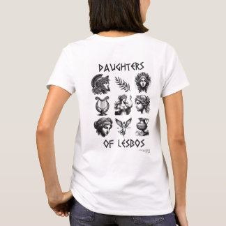 T-shirt Filles de Lesbos Antic, fierté lesbienne