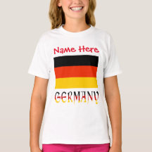 Filles de l'héritage du drapeau allemand personnal