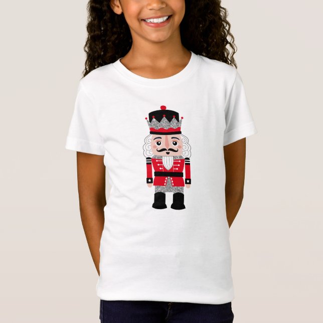 T-shirt Filles de Noël de Noisette (Devant)