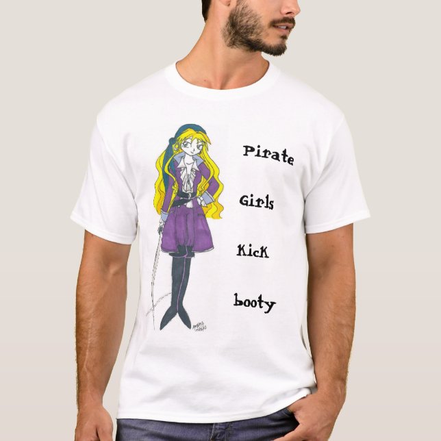 T-shirt Filles de pirate (Devant)