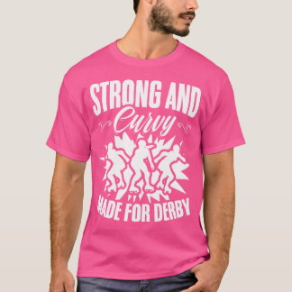 T-shirt Filles de Roller Derby Curby Fortes Patineuse Pati