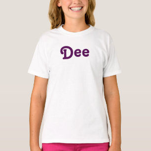 T-shirt Filles de vêtements Dee