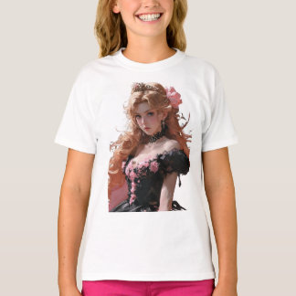 T-shirt filles dessin animé