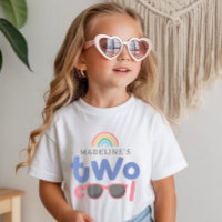Filles Deux Cool Arc-en-ciel 2e Anniversaire