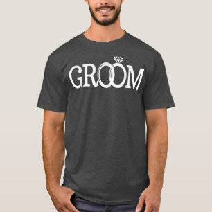 T-shirt Filles Doigt Ring Avec Mariage Groom