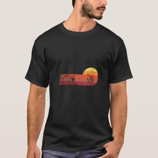 T-shirt Filles Drôle Awesome Comme Ma Fille V Cou