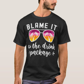 T-shirt Filles Drôle Croisière Vacation Plage La Blâmer Su