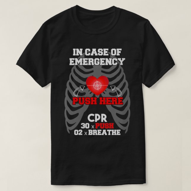 T-shirt Filles Drôle Instructeur Cpr Premiers soins pour l (Design devant)