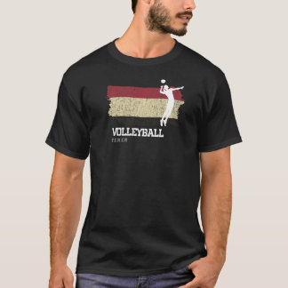 T-shirt Filles du drapeau yéménite Volley-ball Femmes