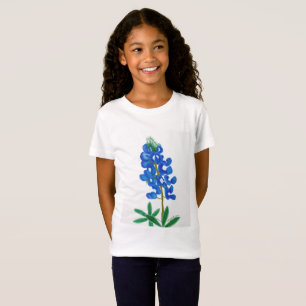 T-shirt filles du Texas Bluebonnet