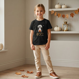 T-shirt Filles fantômes mignonnes BOO Fête d'Halloween
